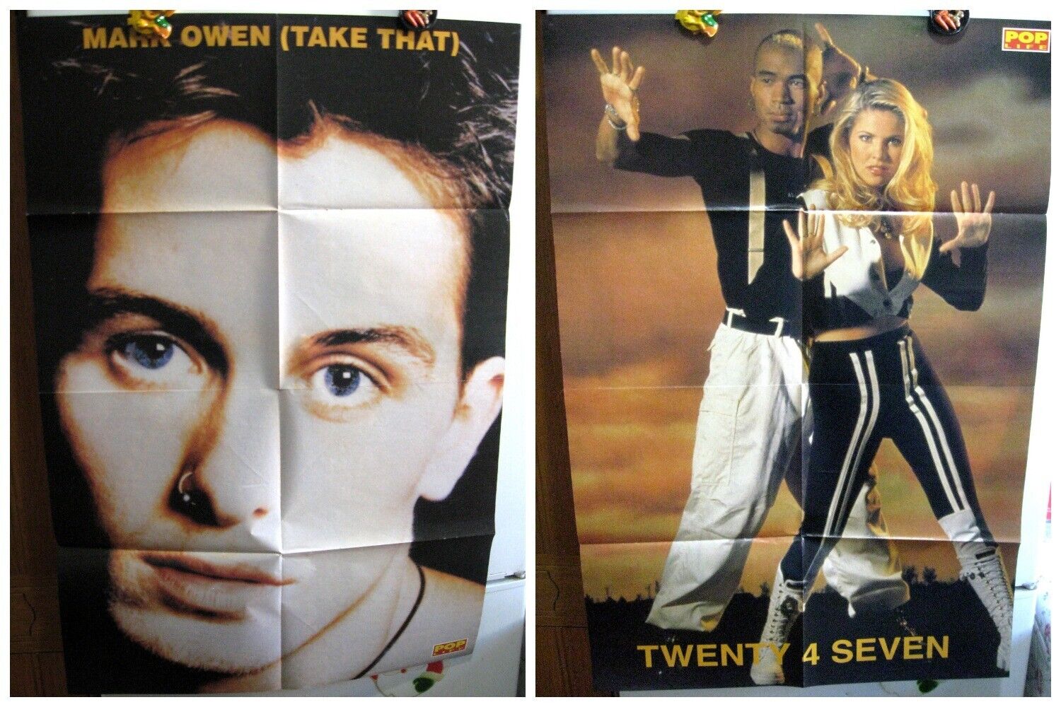Mark Owen Take That / Twenty 4 Seven Two-sided Magazine Poster A1 33x23